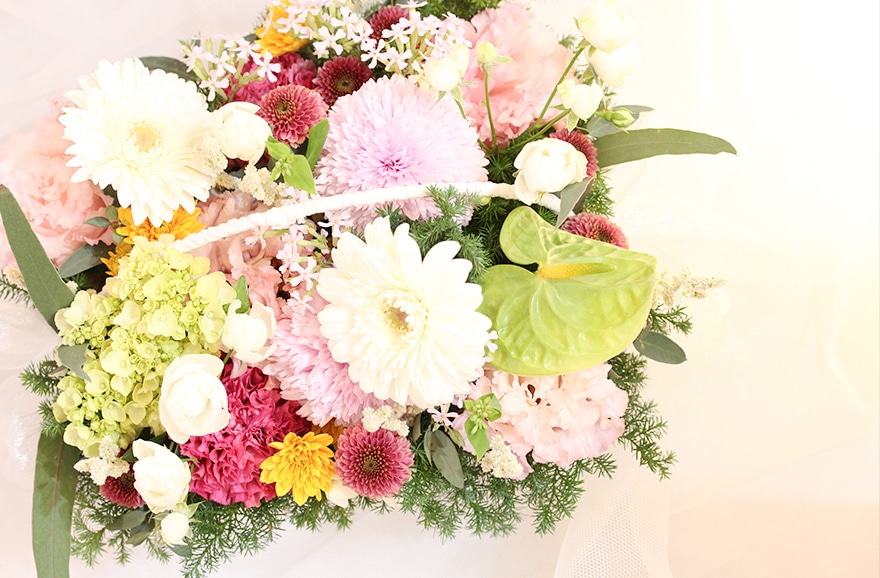 02.ご注文をいただいてからお花を仕入れます